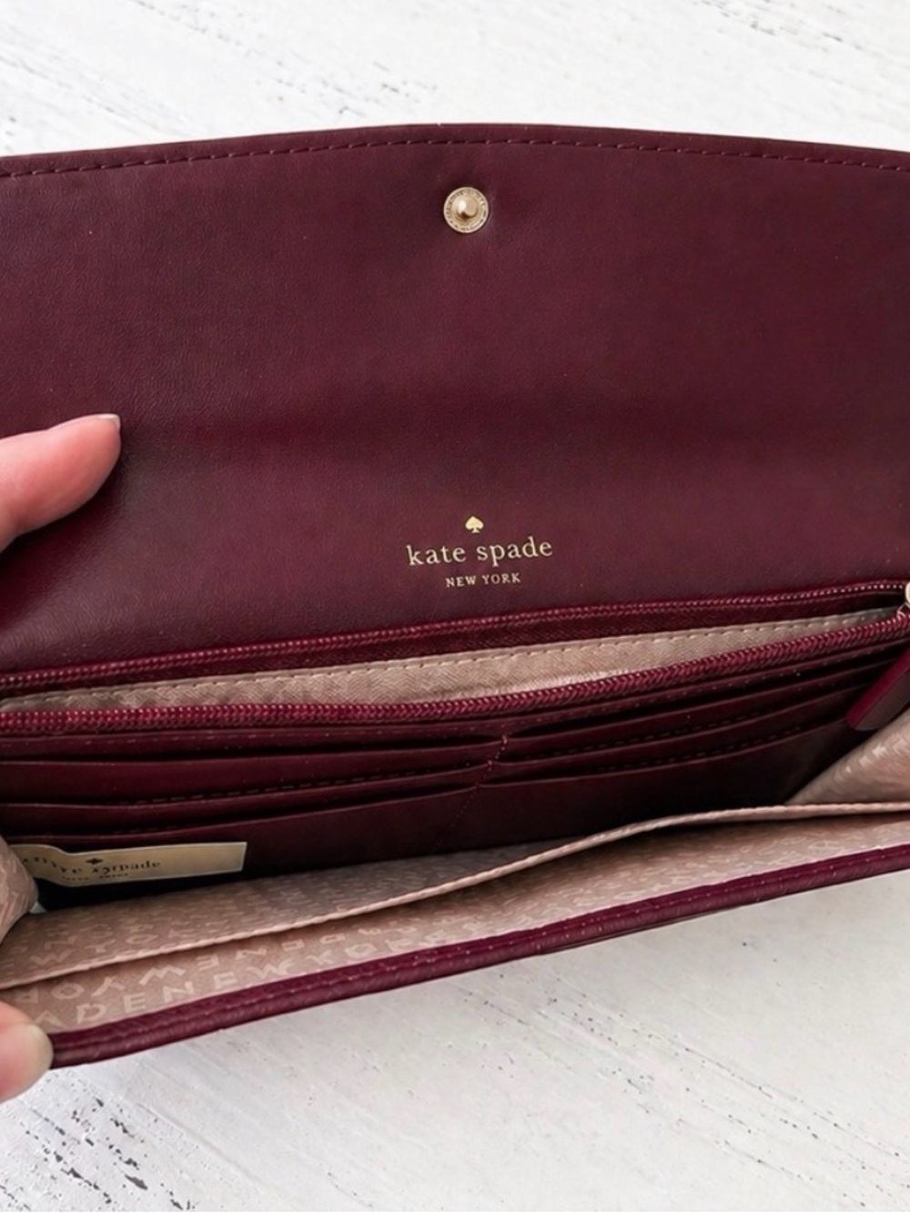 Kate Spade New York Lakeland Drive Marina Reversible Tote include wallet - Picture 6 of 8